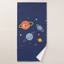 Niedlich Planeten Cartoon Weltraumkids