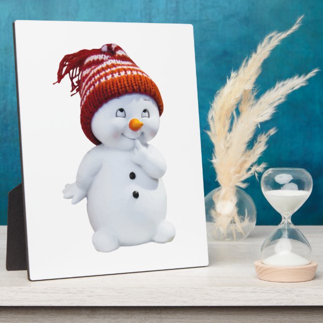 NIEDLICH PLAYFUL SNOWMAN FOTOPLATTE (Seite)