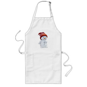 NIEDLICH PLAYFUL SNOWMAN LANGE SCHÜRZE