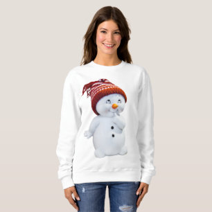 NIEDLICH PLAYFUL SNOWMAN SWEATSHIRT