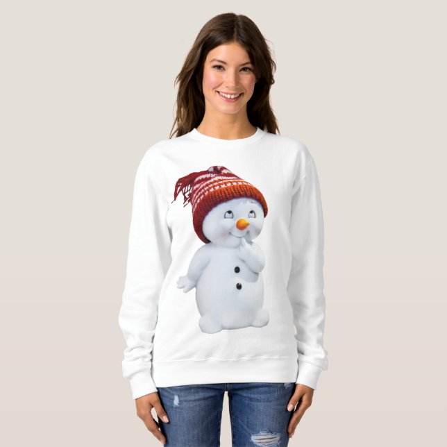 NIEDLICH PLAYFUL SNOWMAN SWEATSHIRT (Vorne ganz)
