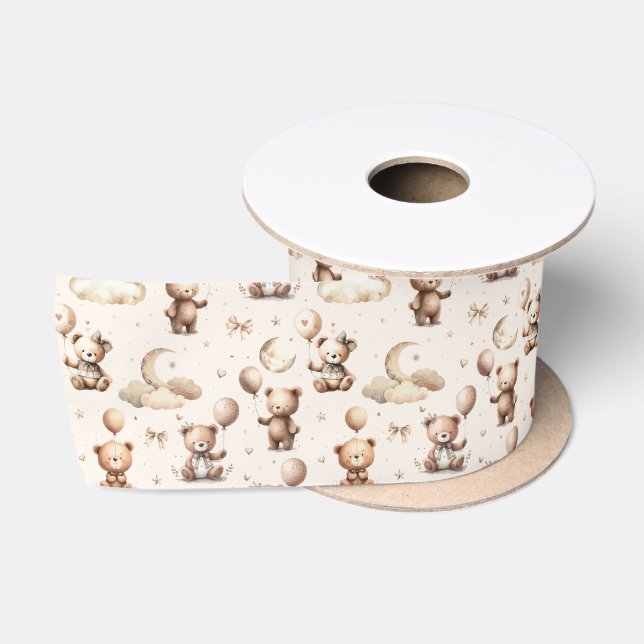 Niedlich Plush Teddy Bears Satinband (Spule)