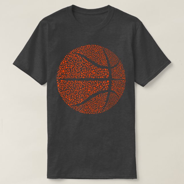 Niedlich Polka Dot Basketball Lover Player Interna T-Shirt (Design vorne)