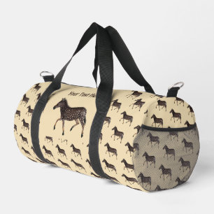 Niedlich Polka Dot Zebra Duffle Bag