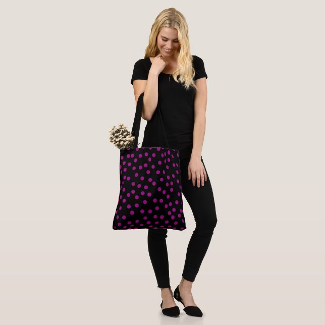 Niedlich Polka Dots Halloween Tasche (Am Model)