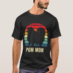 Niedlich Pom Dog Mama Funny Spitz Besitzer der Hau T-Shirt