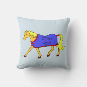 Niedlich Pony Personalisiert Kissen