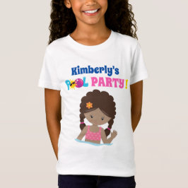 Niedlich-Pool-Party Afrikanischer Amerikaner Gebur T-Shirt