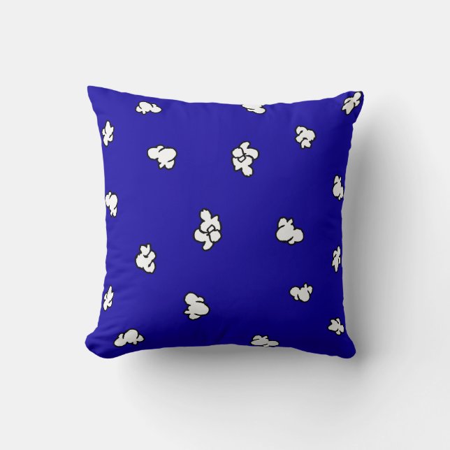 Niedlich Popcorn Clipart Popcorn Cartoon ImagesPop Kissen (Vorderseite)