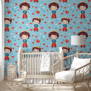 Niedlich Prince Pattern Tapete