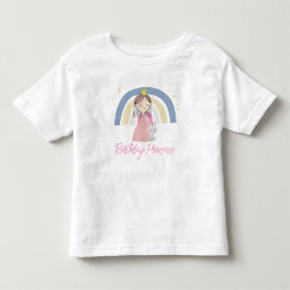 Niedlich Princess Birthday Party Kleinkind T-shirt