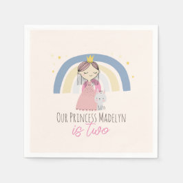 Niedlich Princess Birthday Party Serviette