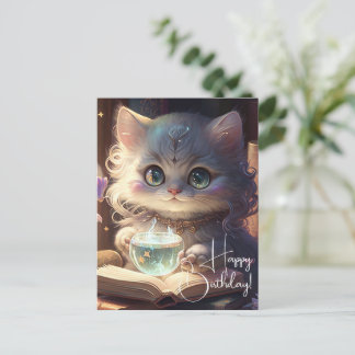 Niedlich Princess Kitten Postkarte