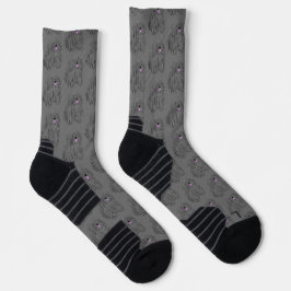 Niedlich Puli Dog Gray Socken