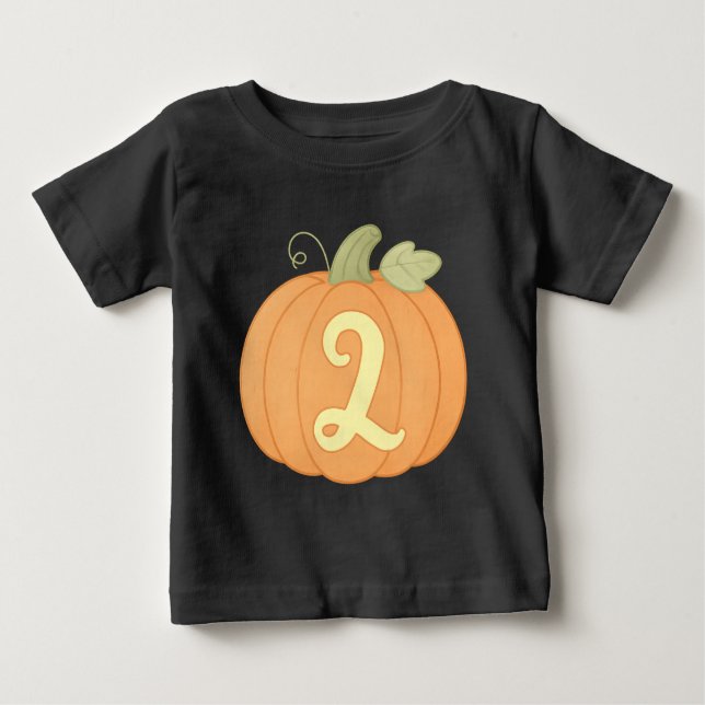 Niedlich Pumpkin 2. Geburtstag Shirt | Herbstkinde (Vorderseite)