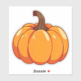 Niedlich Pumpkin Aufkleber