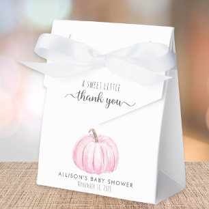 Niedlich Pumpkin Baby Dusche Danke Geschenkschachtel