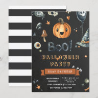 Niedlich Pumpkin Boo Crazy Halloween-Party