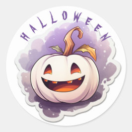 NIEDLICH PUMPKIN SMILES RUNDER AUFKLEBER