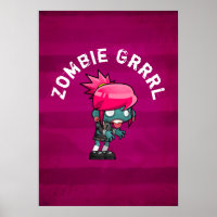 Niedlich Punk Rock Zombie Grrrl