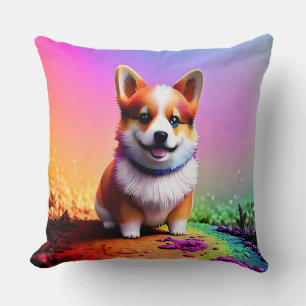 Niedlich Puppy Corgi Dog-36475 Kissen