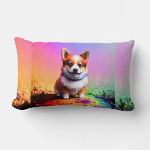 Niedlich Puppy Corgi Dog-36475 Lendenkissen