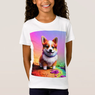 Niedlich Puppy Corgi Dog-36475 T-Shirt