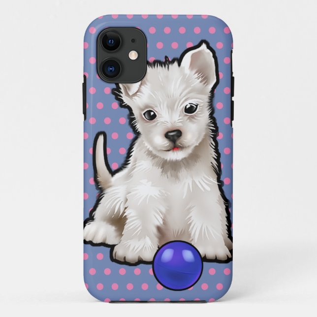 NIEDLICH PUPPY iPhone SE + iPhone 5/5S Fall Case-Mate iPhone Hülle (Rückseite)