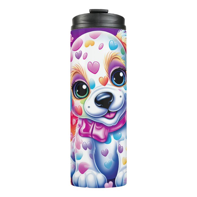 Niedlich Puppy Tumbler Thermosbecher (Vorderseite)