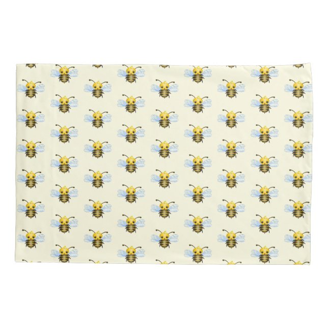 Niedlich Queen Bee Pillow Case Kissenbezug (Rückseite)