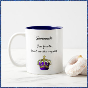 Niedlich Queen Crown  Zweifarbige Tasse