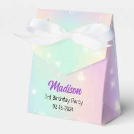 Niedlich Rainbow Birthday Geschenkschachtel