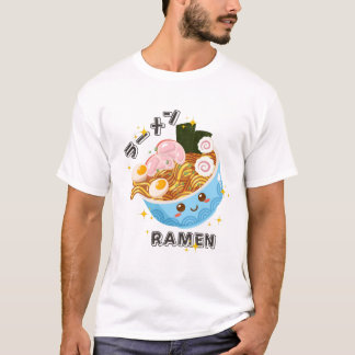 Niedlich Ramen Japanisches Essen T-Shirt