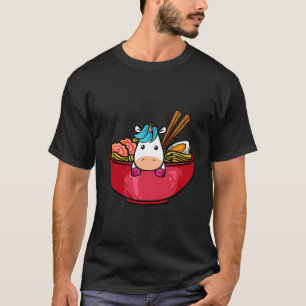Niedlich Ramen Unicorn Kawaii Anime Japanisch Pho T-Shirt