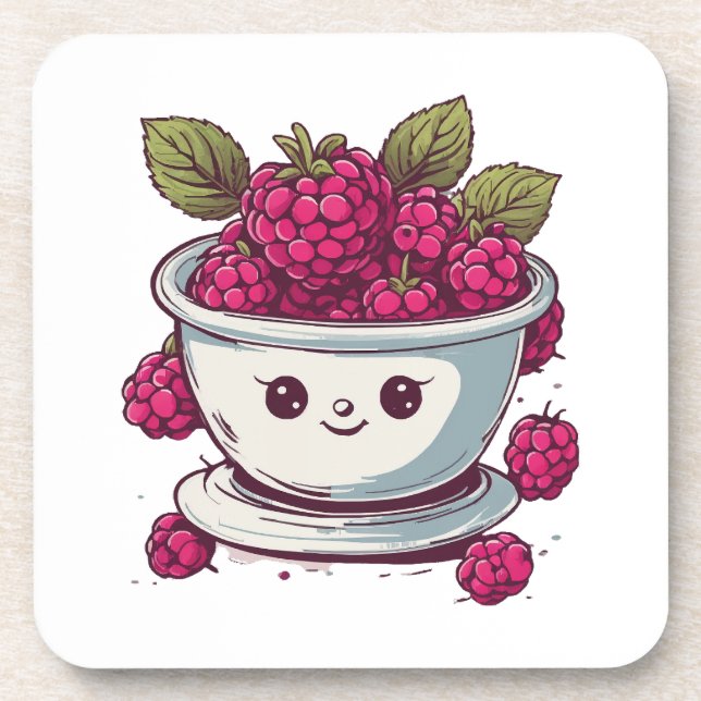 NIEDLICH RASPBERRY GETRÄNKEUNTERSETZER (Vorderseite)