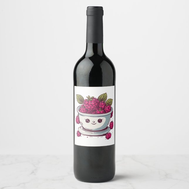 NIEDLICH RASPBERRY WEINETIKETT (Vorderseite)