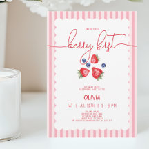 Niedlich Red Baby Girl Berry Erstes Party zum Gebu