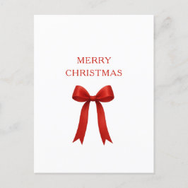 Niedlich Red Bow Frohe Weihnachten