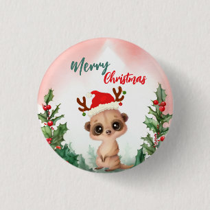Niedlich Red FroChristmas Kaschmir Weihnachten Wei Button