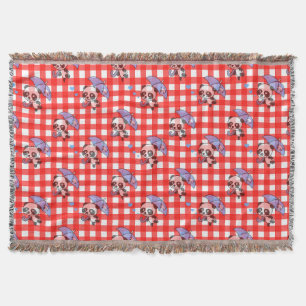 Niedlich Red Gingham Karo Decke