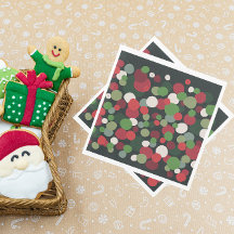 Niedlich Red Green Dots Weihnachten