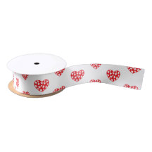 Niedlich Red Hearts Ribbon
