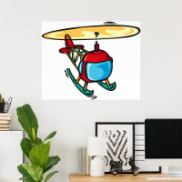 Niedlich Red Helicopter Fun Aviation Design