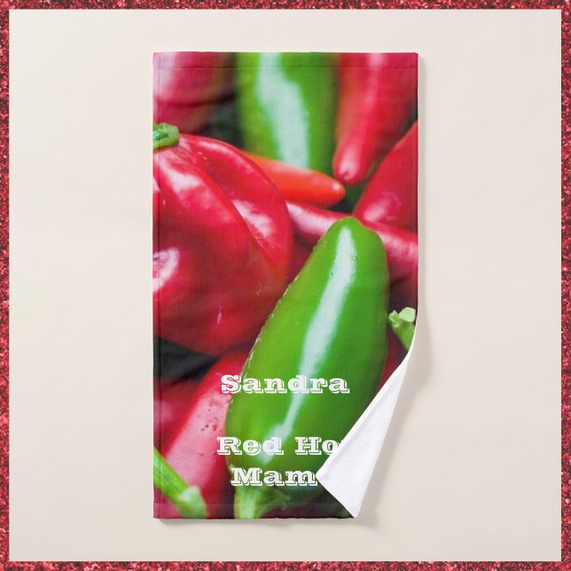 Niedlich Red Hot Mama Badhandtuch Set (Von Creator hochgeladen)