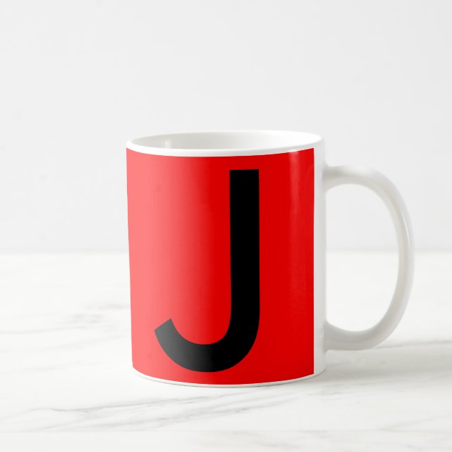 Niedlich Red Monogram Travel Kaffeetasse (Rechts)