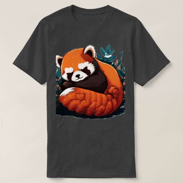 Niedlich Red Panda 2023 v5 T-Shirt (Design vorne)