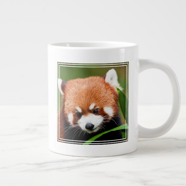 Niedlich Red Panda Jumbo-Tasse (Rechts)