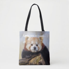 Niedlich Red Panda Miss Sie so viel Tasche
