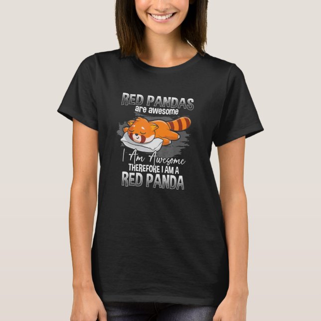 Niedlich Red Panda Shirt Red Panda Graphic_7 (Vorderseite)
