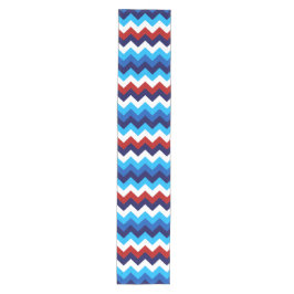 Niedlich Red White Blue Chevrons Mittlerer Tischlä Mittelgroßer Tischläufer